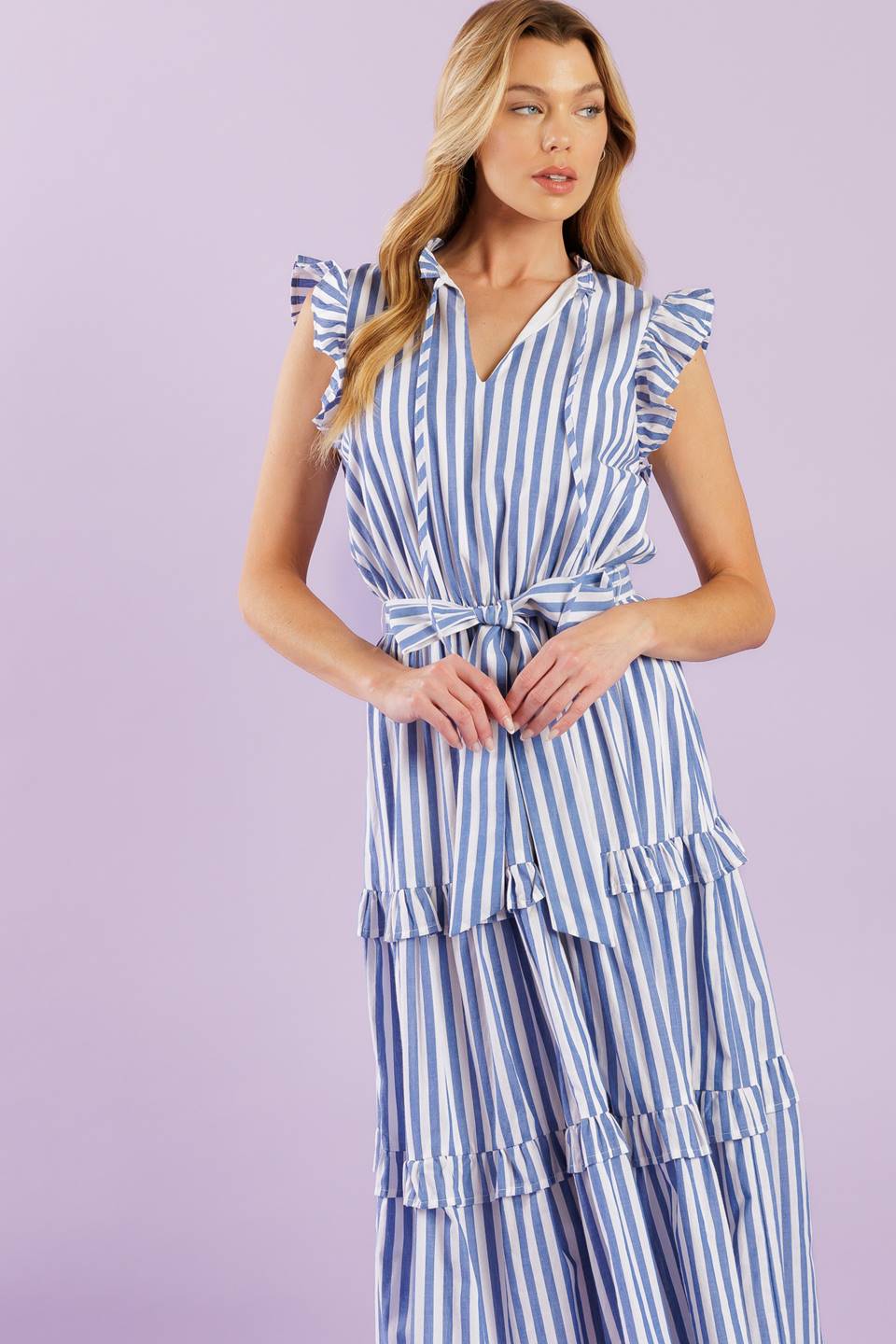 WHEN LIFE GIVES YOU OPTIONS WOVEN MIDI DRESS