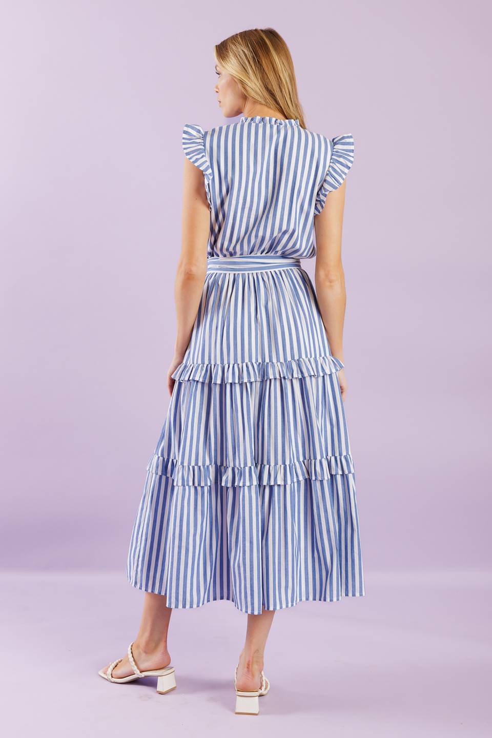 WHEN LIFE GIVES YOU OPTIONS WOVEN MIDI DRESS