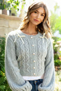 Winter Belle Button Down Sweater